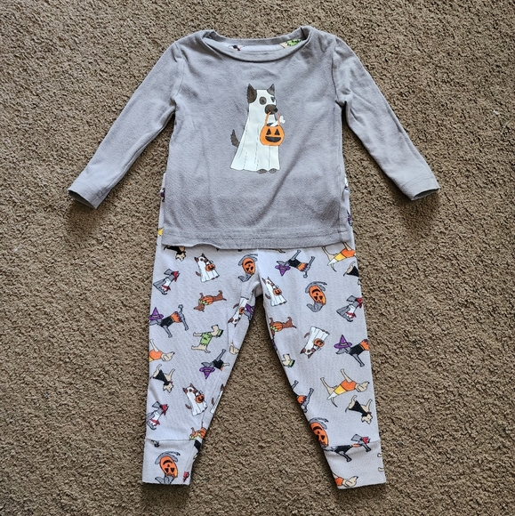 Grey Halloween Dog Pajamas, Kid's 12M - Picture 2 of 10